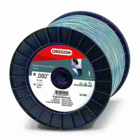 OREGON Magnum Gatorline Square Trimmer Line, .080" by 1633', 5Lb Spool 22-080